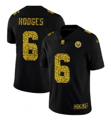 Pittsburgh Steelers 6 Devlin Hodges Men Nike Leopard Print Fashion Vapor Limited NFL Jersey Black