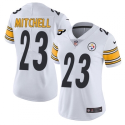 Nike Steelers #23 Mike Mitchell White Womens Stitched NFL Vapor Untouchable Limited Jersey