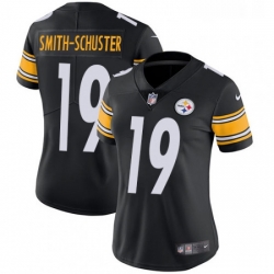 Womens Nike Pittsburgh Steelers 19 JuJu Smith Schuster Black Team Color Vapor Untouchable Limited Player NFL Jersey