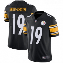 Youth Nike Pittsburgh Steelers 19 JuJu Smith Schuster Black Team Color Vapor Untouchable Limited Player NFL Jersey