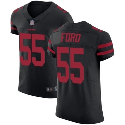 49ers 55 Dee Ford Black Alternate Mens Stitched Football Vapor Untouchable Elite Jersey