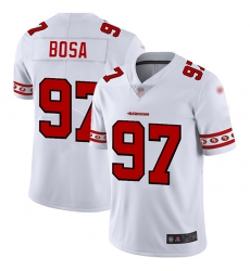 49ers 97 Nick Bosa White Mens Stitched Football Limited Team Logo Fashion Jersey