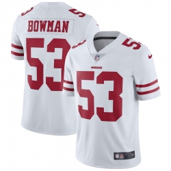 Men 49ers #53 NaVorro Bowman White Vapor Untouchable Limited Player NFL Jersey