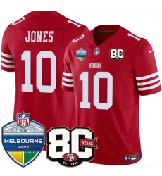 Men San Francisco 49ers 10 Mac Jones Red 80th Anniversary And Melbourne Game Patch 2026 F U S E Vapor Untouchabl2026 F U S E Vapor Untouchable Limited S Men San Francisco 49ers 10 Mac Jones Red 80th Anniversary And Melbourne Game Patch 2026 F U S E Vapor Untouchabl2026 F U S E Vapor Untouchable Limited S