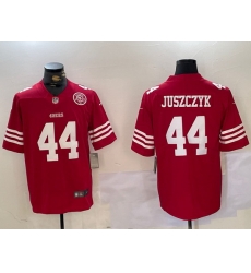 Men San Francisco 49ers 44 Kyle Juszczyk Red Vapor Untouchable Limited Stitched Jersey 1