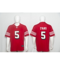 Men San Francisco 49ers 5 Mike Evans New Red 2026 F U S E Vapor Limited Stitched Football Jersey Men San Francisco 49ers 5 Mike Evans New Red 2026 F U S E Vapor Limited Stitched Football Jersey