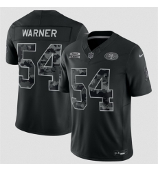 Men San Francisco 49ers 54 Fred Warner Black F U S E 2026 Salute to Service Limited Stitched Football Jersey Men San Francisco 49ers 54 Fred Warner Black F U S E 2026 Salute to Service Limited Stitched Football Jersey