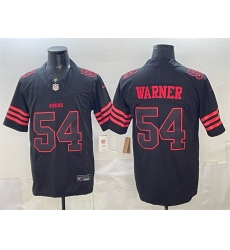 Men San Francisco 49ers 54 Fred Warner Black F U S E Stranger Things Edition Vapor Limited Stitched Football Jersey Men San Francisco 49ers 54 Fred Warner Black F U S E Stranger Things Edition Vapor Limited Stitched Football Jersey