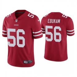 Men San Francisco 49ers 56 Samson Ebukam Red Vapor Limited Jersey