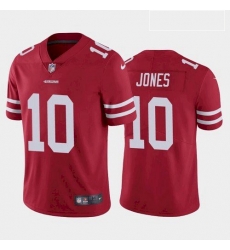Men San Francisco 49ers Mac Jones Red 2021 Draft Jersey