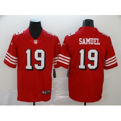 Men's San Francisco 49ers Deebo Samuel 19 Red Nike Scarlet Player Limited Jersey