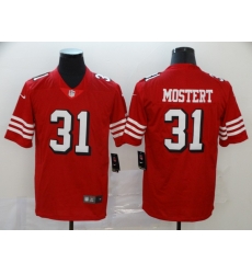 Men's San Francisco 49ers Raheem Mostert 31 Red Nike Scarlet Player Limited Jersey