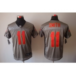 Nike San Francisco 49ers 11 Alex Smith Grey Elite Shadow NFL Jersey