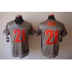 Nike San Francisco 49ers 21 Frank Gore Grey Elite Shadow NFL Jersey