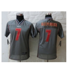 Nike Youth San Francisco 49ers #7 Kaepernick Grey Jerseys(Vapor)