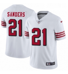 Youth Nike San Francisco 49ers 21 Deion Sanders Limited White Rush Vapor Untouchable NFL Jersey