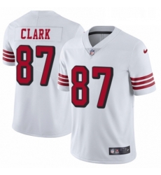 Youth Nike San Francisco 49ers 87 Dwight Clark Limited White Rush Vapor Untouchable NFL Jersey