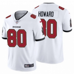 Men Nike Tampa Bay Buccaneers 80 O J Howard White Vapor Limited Football Jersey