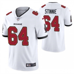 Men Tampa Bay Buccaneers 64 Aaron Stinnie White Vapor Untouchable Limited Stitched Jersey