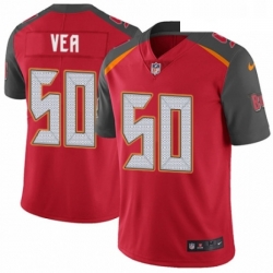 Mens Nike Tampa Bay Buccaneers 50 Vita Vea Red Team Color Vapor Untouchable Limited Player NFL Jersey