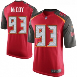 Mens Nike Tampa Bay Buccaneers 93 Gerald McCoy Game Red Team Color NFL Jersey