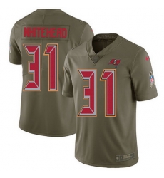 Nike Buccaneers 31 Jordan Whitehead Olive Men Stitched NFL Limited 2017 Salute To Service Jersey