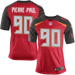 Nike Buccaneers #90 Jason Pierre Paul Red Team Color Mens Stitched NFL New Elite Jersey