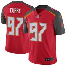 Nike Buccaneers #97 Vinny Curry Red Team Color Mens Stitched NFL Vapor Untouchable Limited Jersey