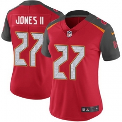 Nike Buccaneers #27 Ronald Jones II Red Team Color Womens Stitched NFL Vapor Untouchable Limited Jersey