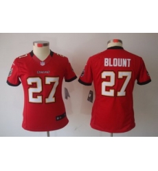 Women Nike Tampa Bay Buccaneers 27 LeGarrette Blount Red Color[Women Limited Jerseys]