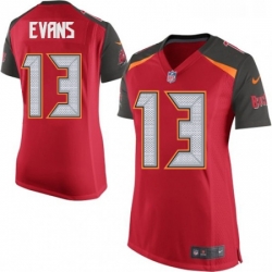 Womens Nike Tampa Bay Buccaneers 13 Mike Evans Game Red Team Color NFL Jersey