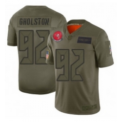 Youth Tampa Bay Buccaneers 92 William Gholston Limited Camo 2019 Salute to Service Football Jersey