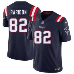Men New England Patriots  82 Eli Raridon Navy 2026 Draft F U S E  Vapor Limited Stitched Football Jersey