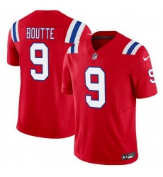 Men New England Patriots 9 Kayshon Boutte Red 2025 F U S E Vapor Limited Stitched Football Jersey Men New England Patriots 9 Kayshon Boutte Red 2025 F U S E Vapor Limited Stitched Football Jersey