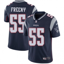 Men Nike New England Patriots #55 Jonathan Freeny Navy Blue Vapor Limited Jersey