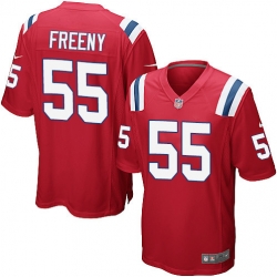 Men Nike New England Patriots #55 Jonathan Freeny Red Elite Jersey