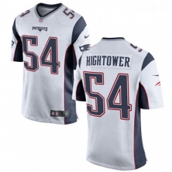 Mens Nike New England Patriots 54 Donta Hightower Game White NFL Jersey