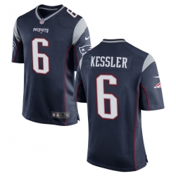 Mens Patriots 6 Cody Kessler Navy Blue Team Football Vapor Untouchable Limited Jersey