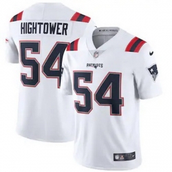 New England Patriots 54 Dont 27a Hightower Men Nike White 2020 Vapor Limited Jersey