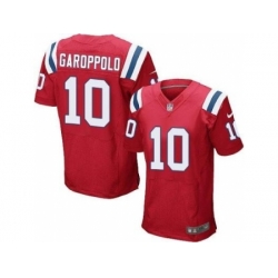 Nike New England Patriots 10 Jimmy Garoppolo Red Elite NFL Jersey