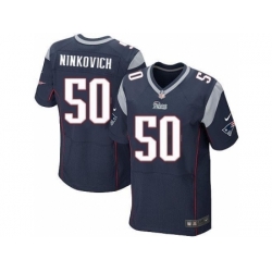 Nike New England Patriots 50 Rob Ninkovich Blue Elite NFL Jersey