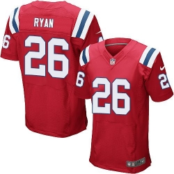 Nike Patriots #26 Logan Ryan Red Alternate Mens Stitched NFL Elite Jersey