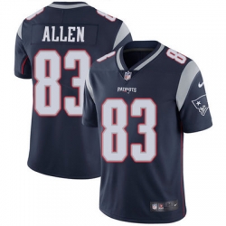 Nike Patriots #83 Dwayne Allen Navy Blue Team Color Mens Stitched NFL Vapor Untouchable Limited Jersey