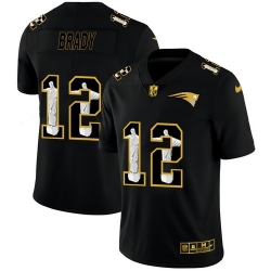 Patriots 12 Tom Brady Black Jesus Faith Edition Limited Jersey