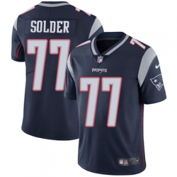 Nike Patriots #77 Nate Solder Navy Blue Team Color Youth Stitched NFL Vapor Untouchable Limited Jersey