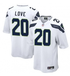 Men Seattle Seahawks  20 Julian Love White Limited Vapor Untouchable Jersey