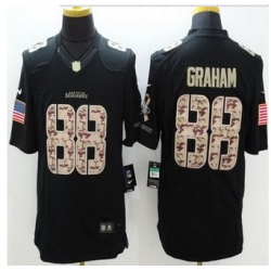 New Seattle Seahawks #88 Jimmy Graham Black Men Stitched NFL Limited Salute to Service jersey