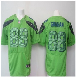 New Seattle Seahawks #88 Jimmy Graham Green Alternate Men''''s Stitched NFL Elite Jersey