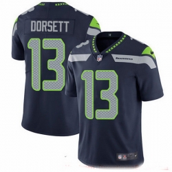 Nike Seahawks 13 Phillip Dorsett Steel Blue Team Color Men Stitched NFL Vapor Untouchable Limited Jersey