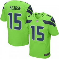 Nike Seahawks #15 Jermaine Kearse Green Mens Stitched NFL Elite Rush Jersey